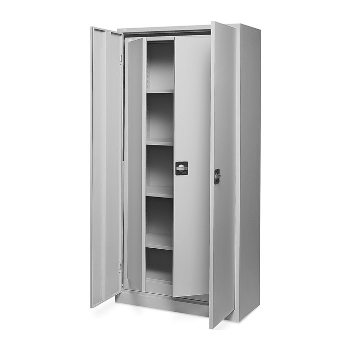 Aktenschrank SET- 2 in 1 – Lichtgrau / Lichtgrau