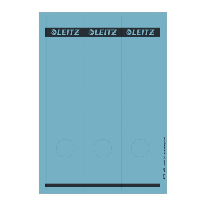 LEITZ Ordneretiketten 1687-35 blau, 75 St.