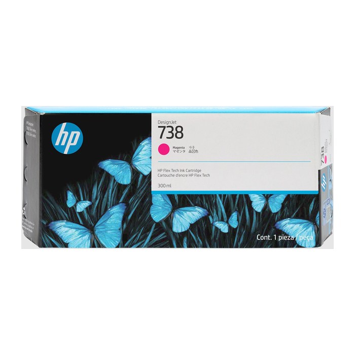 HP 738(676M7A) magenta Druckerpatrone