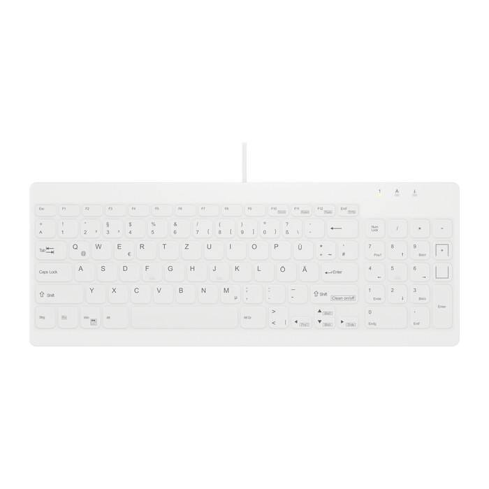 ACTIVE KEY AK-C7012 Hygiene-Tastatur kabelgebunden weiß