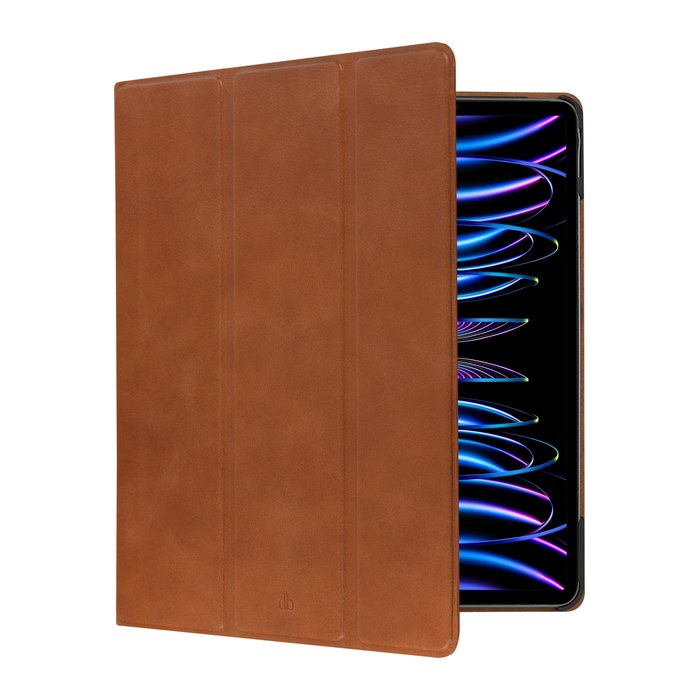 dbramante1928 Risskov Tablet-Hülle für Apple iPad Pro 12,9" 5. Gen (2021) braun
