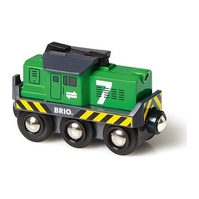 BRIO® Batterie-Frachtlok 33214 Spielzeugeisenbahnen