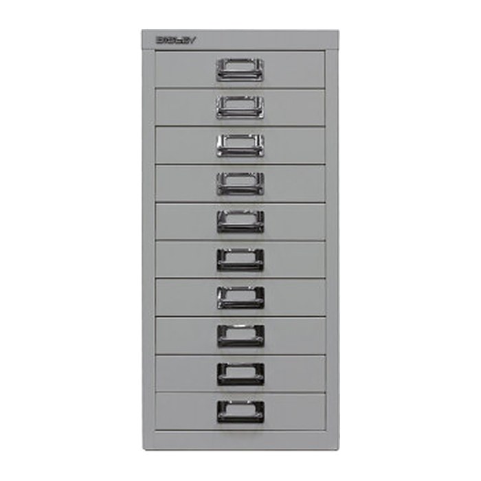 BISLEY MultiDrawer™ L2910 Schubladenschrank lichtgrau 10 Schubladen 27,8 x 38,0 x 59,0 cm, 1 St.