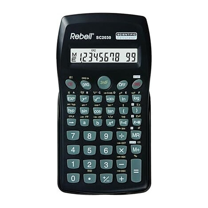 Rebell SC2030 Wissenschaftlicher Taschenrechner schwarz