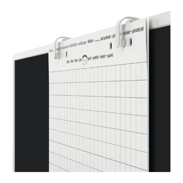 magnetoplan Flipchart-Halter weiß für Universalboard, Moderationstafeln, Whiteboards, Raumteiler, Kommunikationswände, Präsentationswände