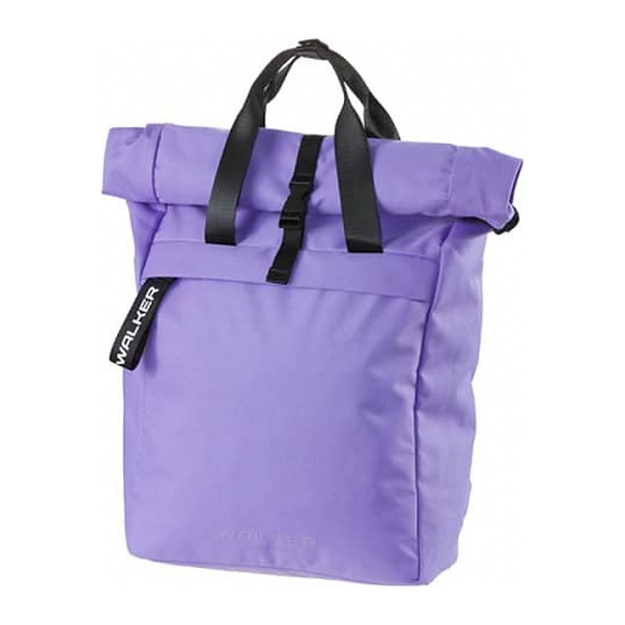 Walker Schulrucksack Roll Top Kunstfaser lavender