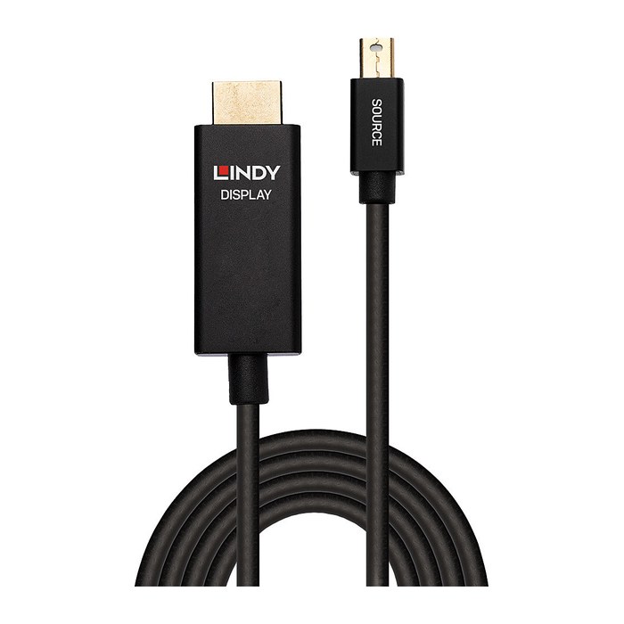 LINDY Mini-DisplayPort an HDMI Adapterkabel mit HDR 2m