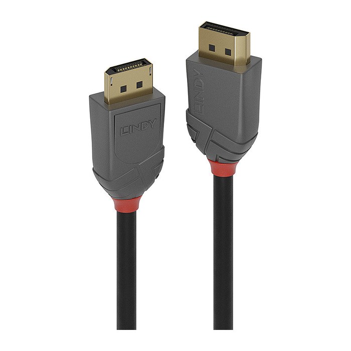 LINDY DisplayPort 1.4 Kabel Anthra Line 5m