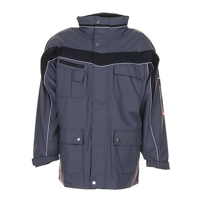 PLANAM® unisex Winterjacke PLALINE schiefer, schwarz Größe M