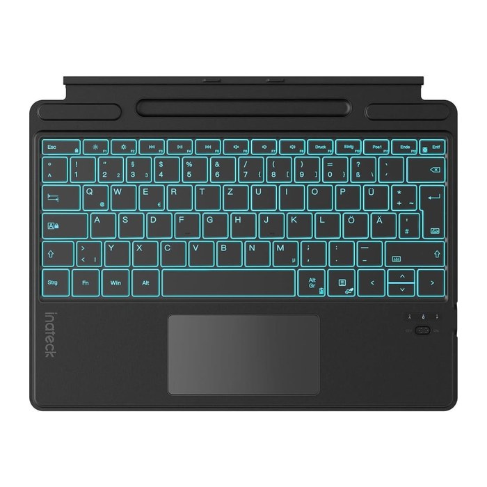 inateck Keyboard Surface black, Surface Pro 8-11 Com. QWERTZ