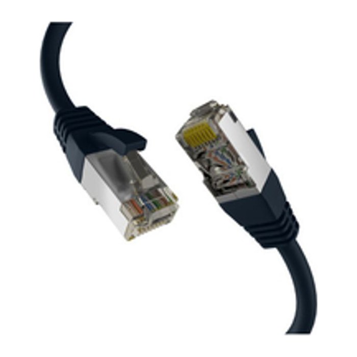 EFB RJ45 Patchkabel S/FTP PIMF Cat8.1 10.00m schwarz