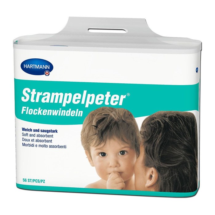 HARTMANN Windeleinlage Strampelpeter® 30,0 x 11,0 für Frauen, Männer und Kinder, 56 St.