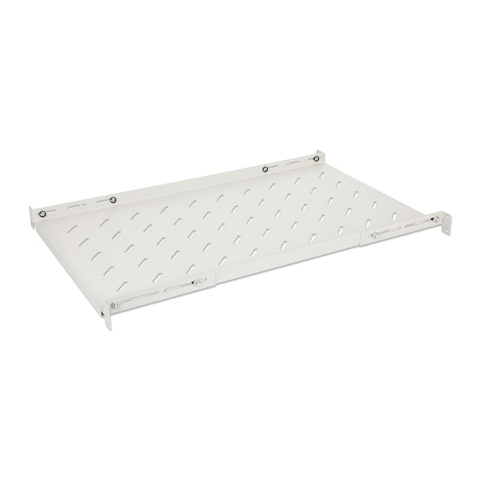 INTELLINET 19" Fachboden variable Schienen 750mm tief grau