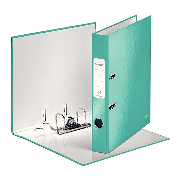 LEITZ Ordner eisblau Karton 5,0 cm DIN A4, 1 St.