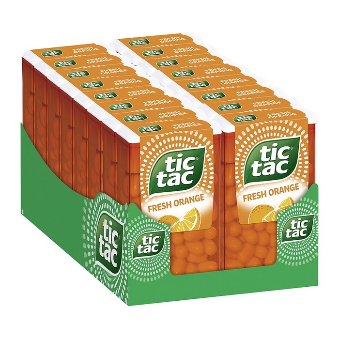 tic tac fresh orange Bonbons 16x 54 g, 16 St.