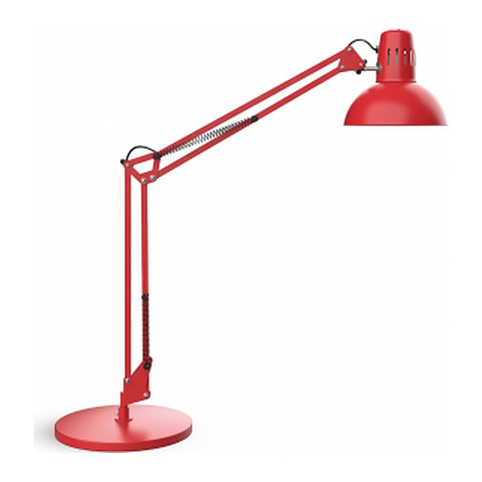 MAUL LED Tischleuchte MAULstudy mit Standfuß E27, rot