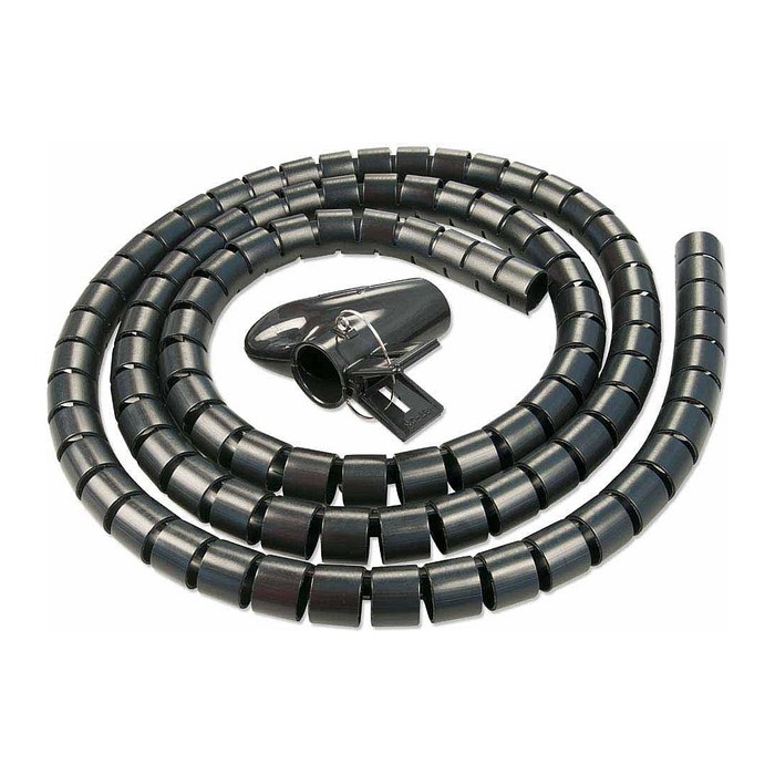 LINDY Kabelspirale flexibel 25mm Durchmesser schwarz