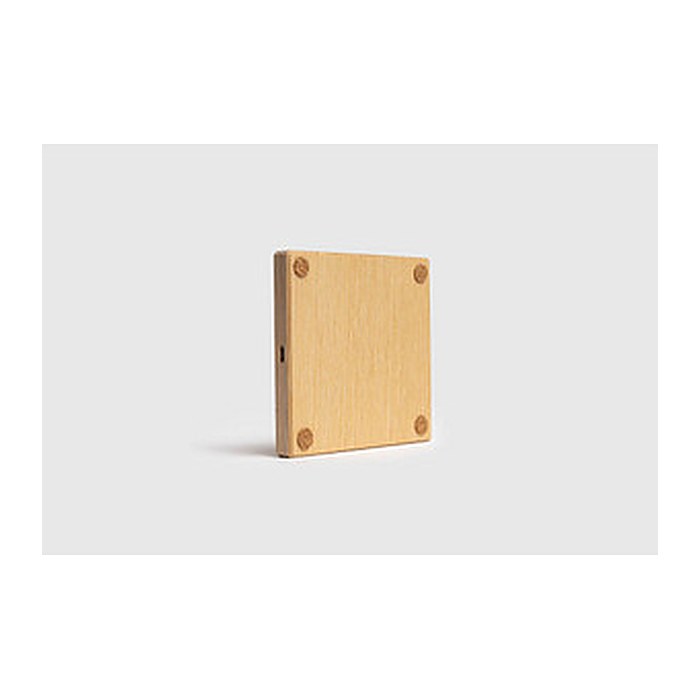 TREED Premium Holz Qi-Charger MagSafe Induktive Ladestation Esche, 15 Watt