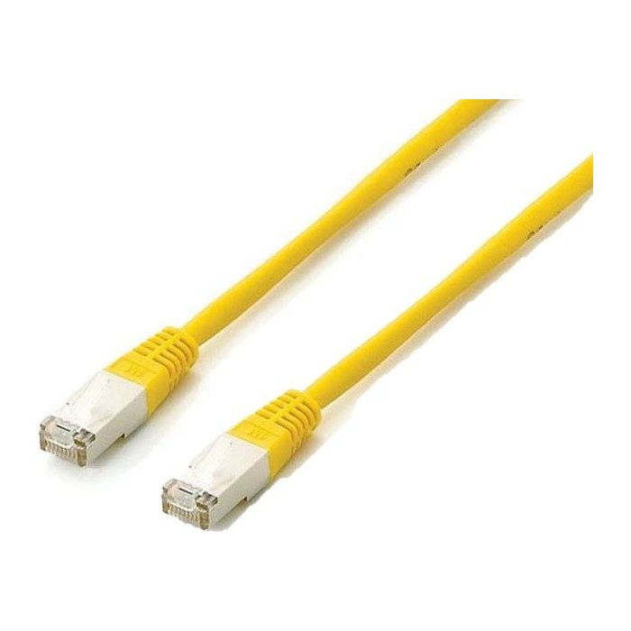 Equip Patchkabel Cat6A Plat.S/FTP 2xRJ45 0.50m gelb LSZH Polybeutel