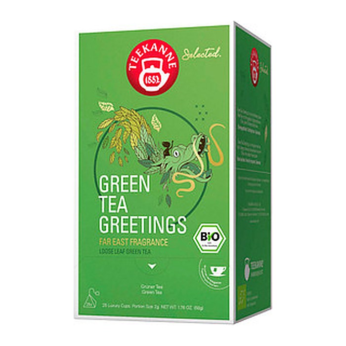 TEEKANNE Bio Luxury Cup Green Tea Greetings Bio-Tee 25 Portionen
