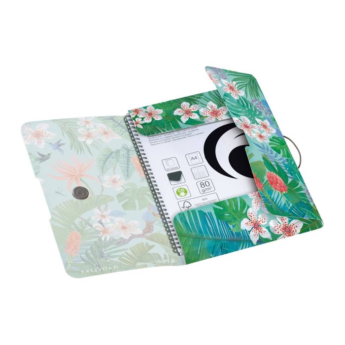Herlitz Gummizugmappe PP A4 Ladylike Jungle