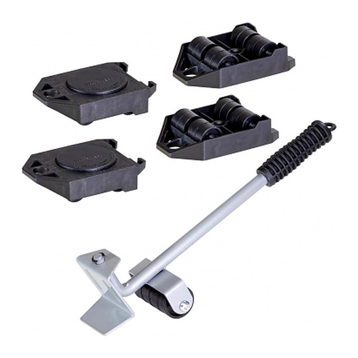 WAGNER® design yourself Möbelroller-Set MM 3113 schwarz 12,0 x 8,0 x 3,4 cm