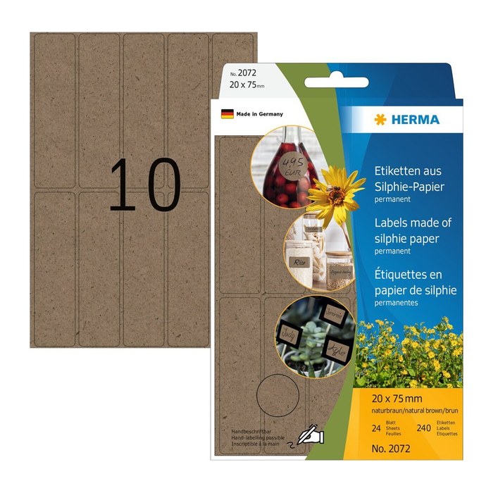 HERMA Büropackung Vielzwecketiketten Silphie 52x100mm