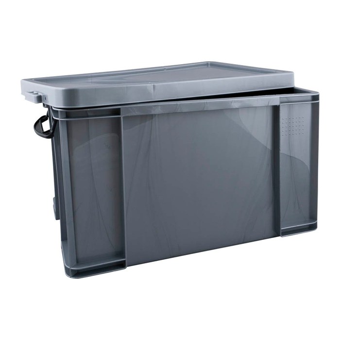Really Useful Box Aufbewahrungsbox 84,0 l silber 71,0 x 44,0 x 38,0 cm, 1 St.