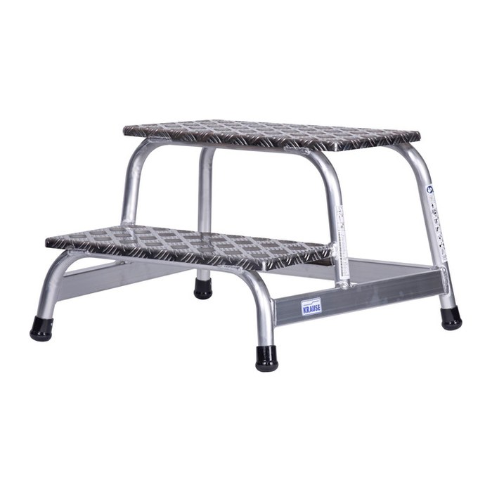 KRAUSE Montagetritt STABILO silber 2 Stufen, H: 41,0 cm