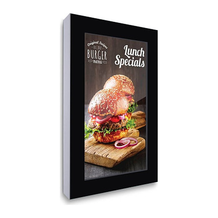 Showdown® Displays Digitales Wandpanel LED-Display mit Rahmen, schwarz, 108,0 cm (43 Zoll)