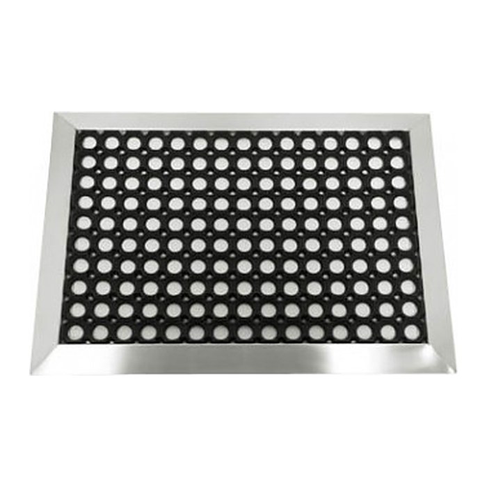 SZ Metall Fußmatte schwarz 50,0 x 70,0 cm