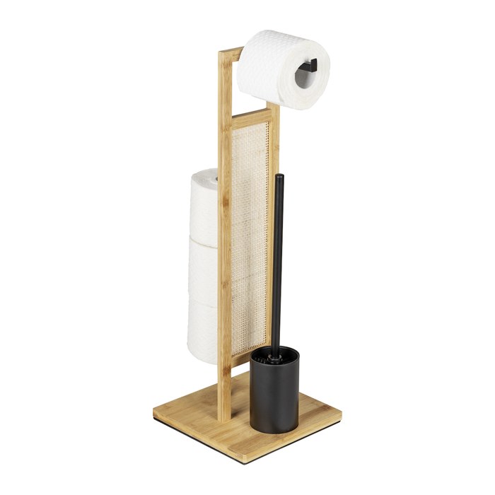 WENKO WC-Garnitur Rivalta Allegre braun Holz, 1 St.