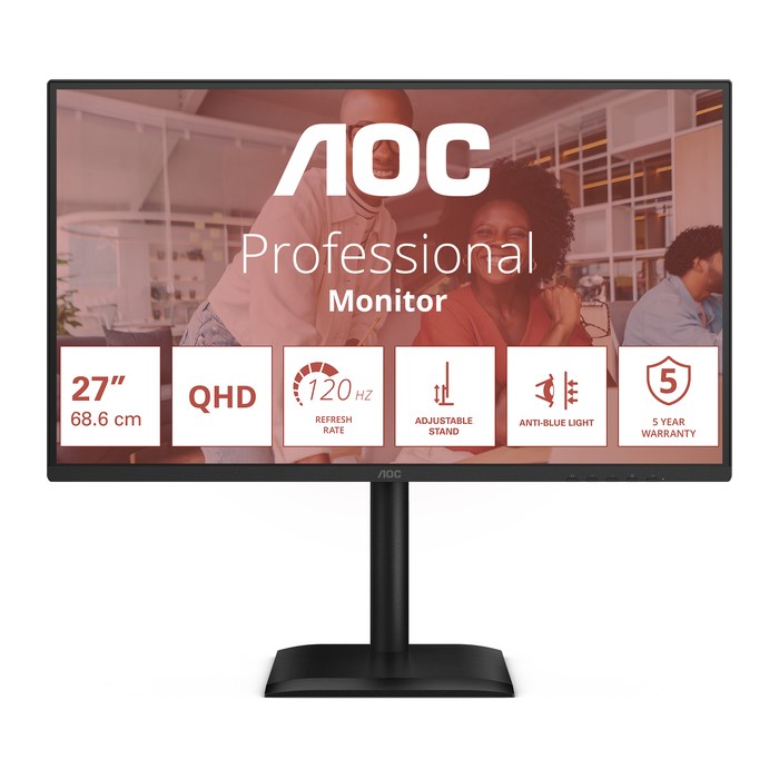AOC 68,6cm (27") Q27E4U 16:09 HDMI+DP+USB black