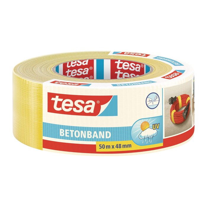 tesa Gewebeband gelb 48,0 mm x 50,0 m 1 Rolle