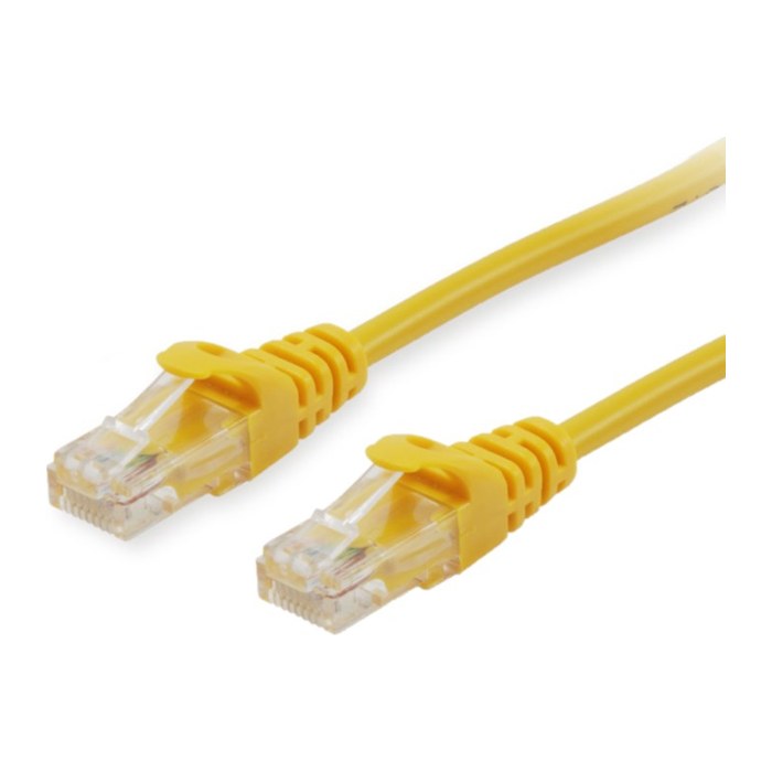 Equip Patchkabel Cat6A U/UTP 2xRJ45 1.50m gelb LSZH Polybeutel