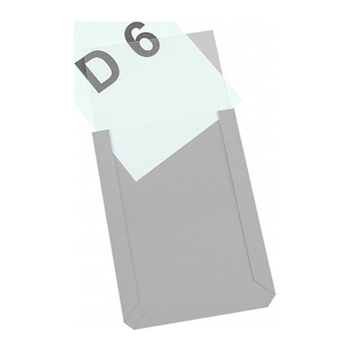 EICHNER Sichttaschen Magnetisch DIN A6 transparent glatt 3,0 mm, 10 St.