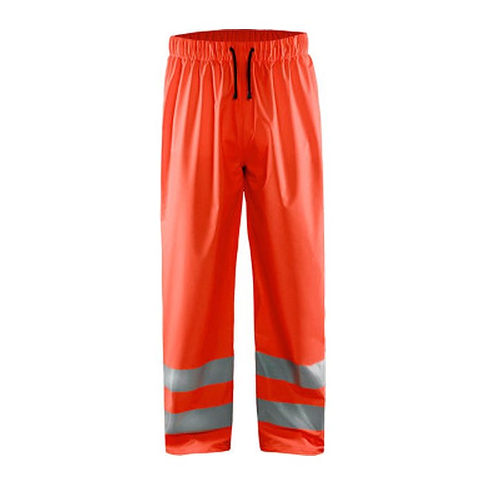 BLAKLÄDER® unisex Warnschutz-Regenhose HIGH-VIS "1384" orange Größe XL