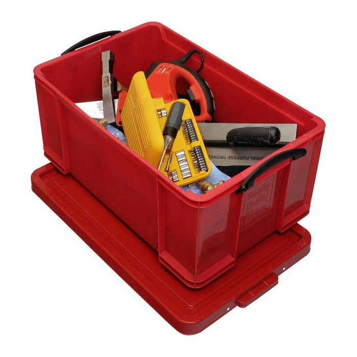 Really Useful Box Aufbewahrungsbox 64,0 l rot 71,0 x 44,0 x 31,0 cm, 1 St.