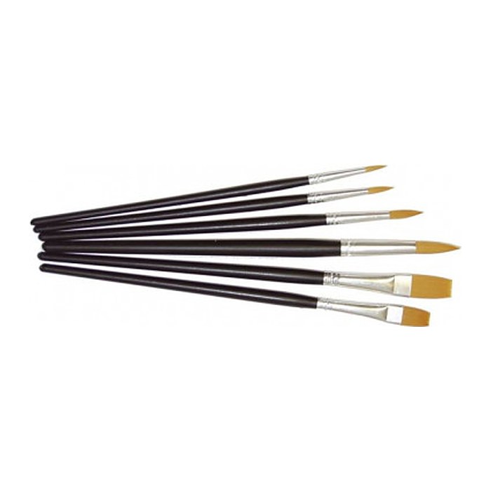 Pinsel-Set Größe 2, 4, 6, 8, 10, 12, 6-teilig