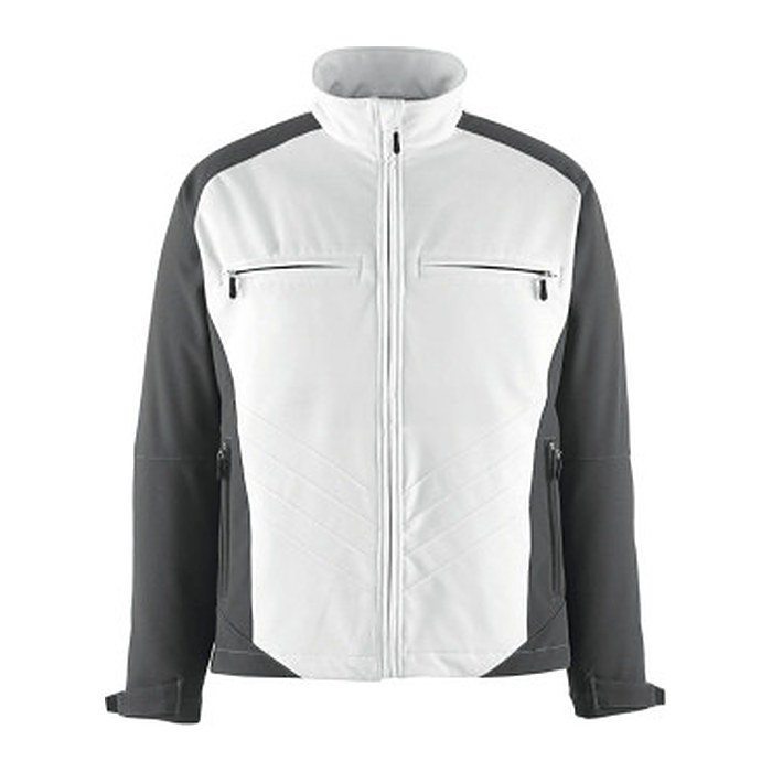 MASCOT® Herren Softshelljacke DRESDEN weiß, anthrazit Größe L