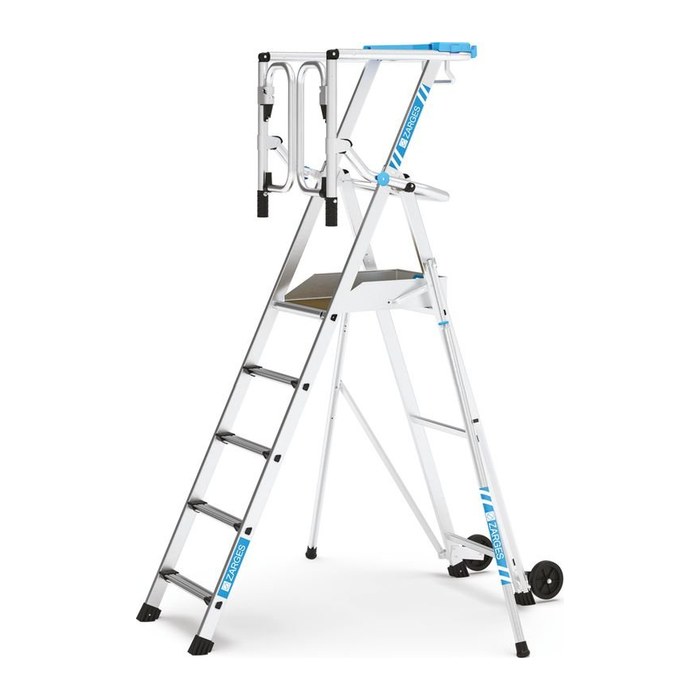 ZARGES Podestleiter ZAP Safemaster Max S silber 5 Stufen