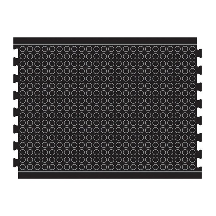 miltex Anti-Ermüdungsmatte Yoga Dome Basic Mittelstück schwarz 90,0 x 120,0 cm