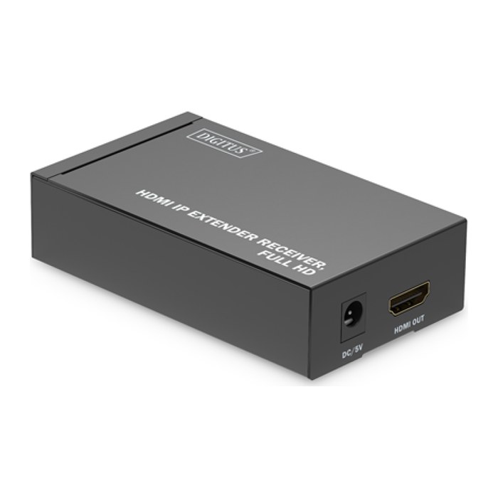 DIGITUS HDMI IP Extender Receiver Full HD schwarz