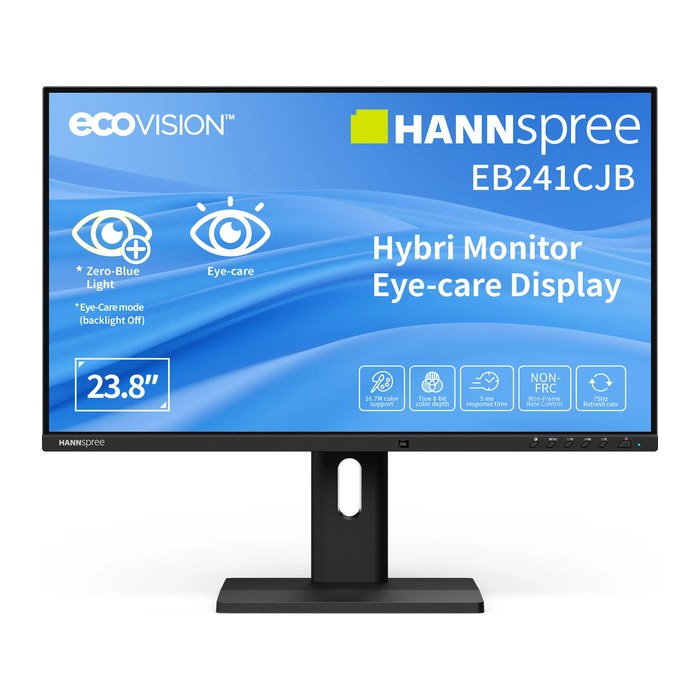 Hannspree 60.4cm (23,8") EB241CJB 16:9 Hybri HDMI+DP+USB