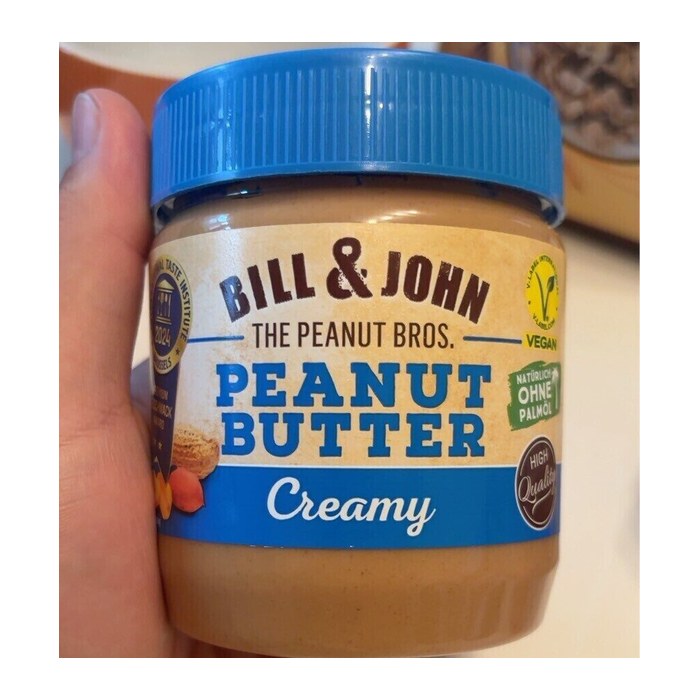 BILL & JOHN CREAMY Erdnussbutter, 350,0 g