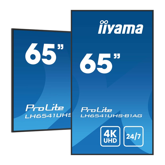 IIYAMA 164.0cm(65") LH6541UHS-B1AG 16:9 3xHDMI+USB IPS (Speditionsversand)