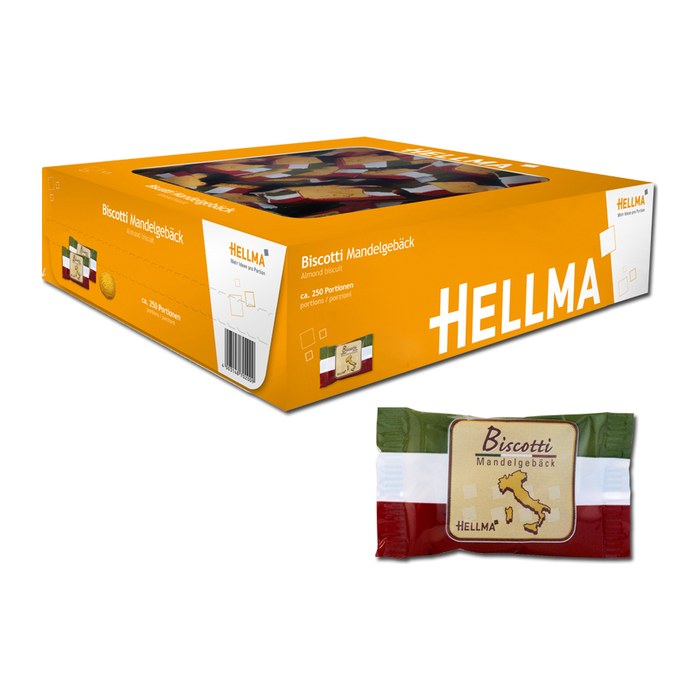 HELLMA Biscotti Mandelkekse 575,0 g, 250 St.