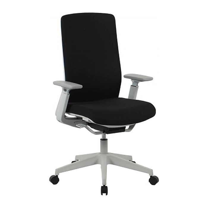 Bürostuhl, 10006 Stoff schwarz, Gestell silber