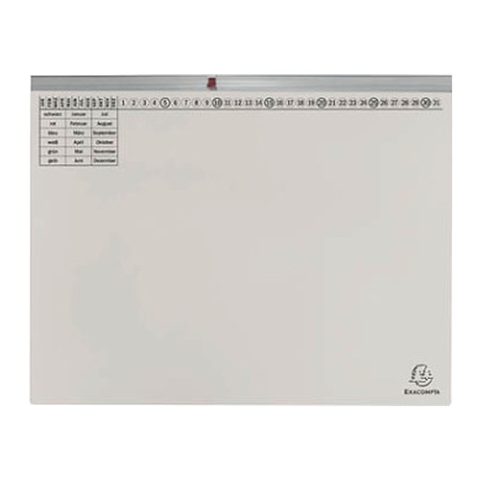 Exacompta Hängehefter Exaflex Karton grau DIN A4 2x Amtsheftung, 25 St.