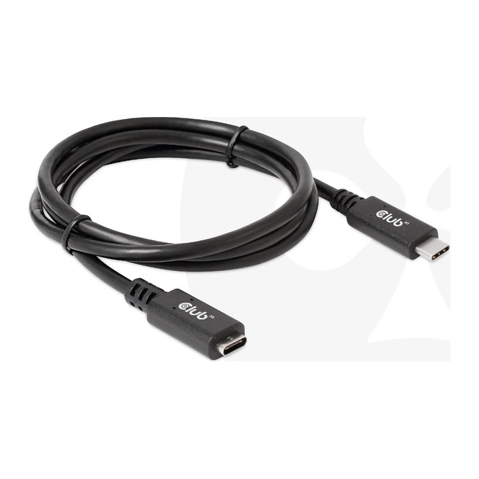 Club3D Kabel USB 3.2 Typ C 1m Verlängerung 5Gbps St/Bu retail